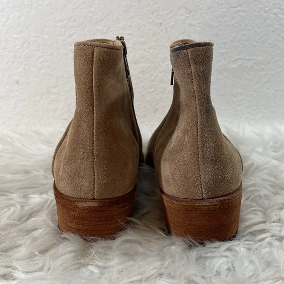 FRYE CARSON PIPING LEATHER BOOTIE SUEDE SIZE 11 - Picture 4 of 14